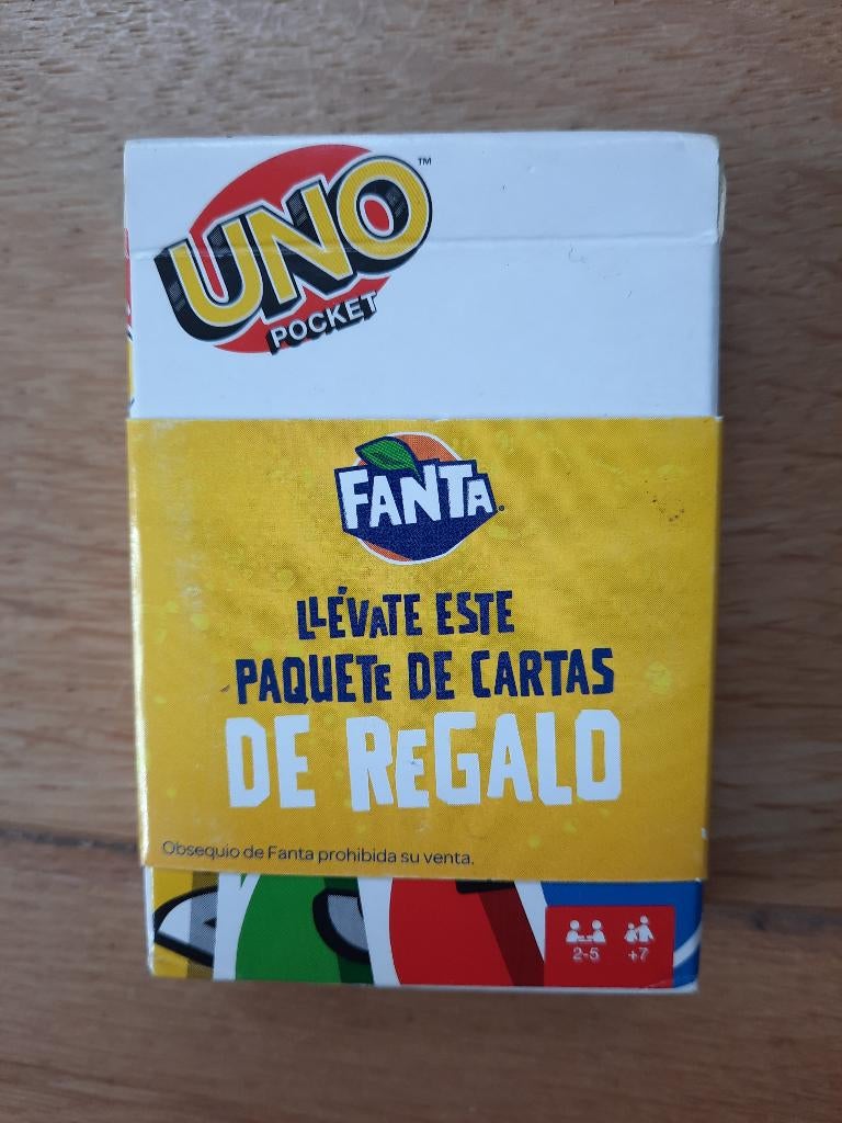 UNO pocket - Fanta - Nieuw, Hobby en Vrije tijd, Gezelschapsspellen | Kaartspellen, Ophalen of Verzenden, Nieuw
