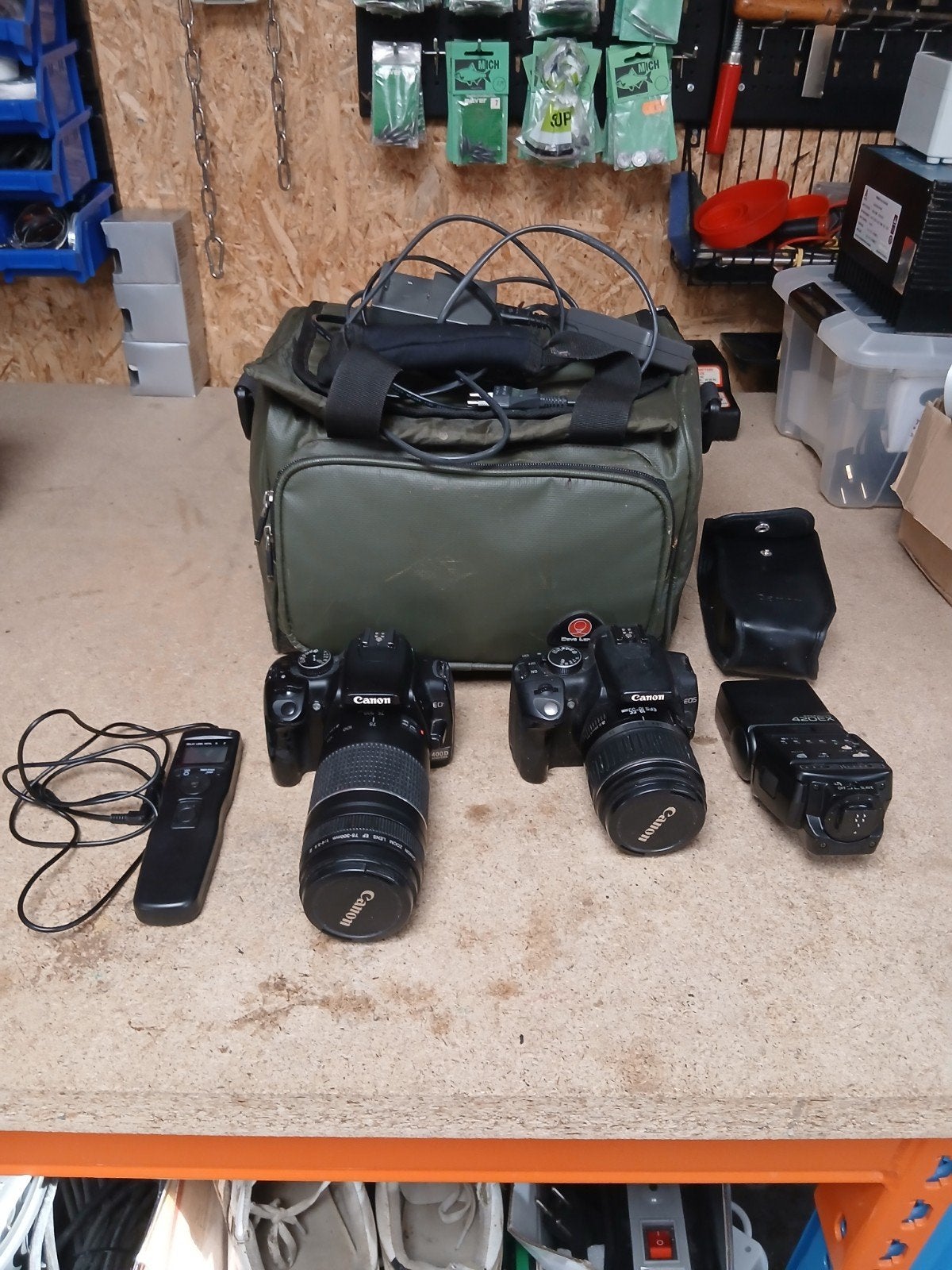 Canon Eos 350D en de 400D met accessoires, Ophalen of Verzenden, 12 tot 20x