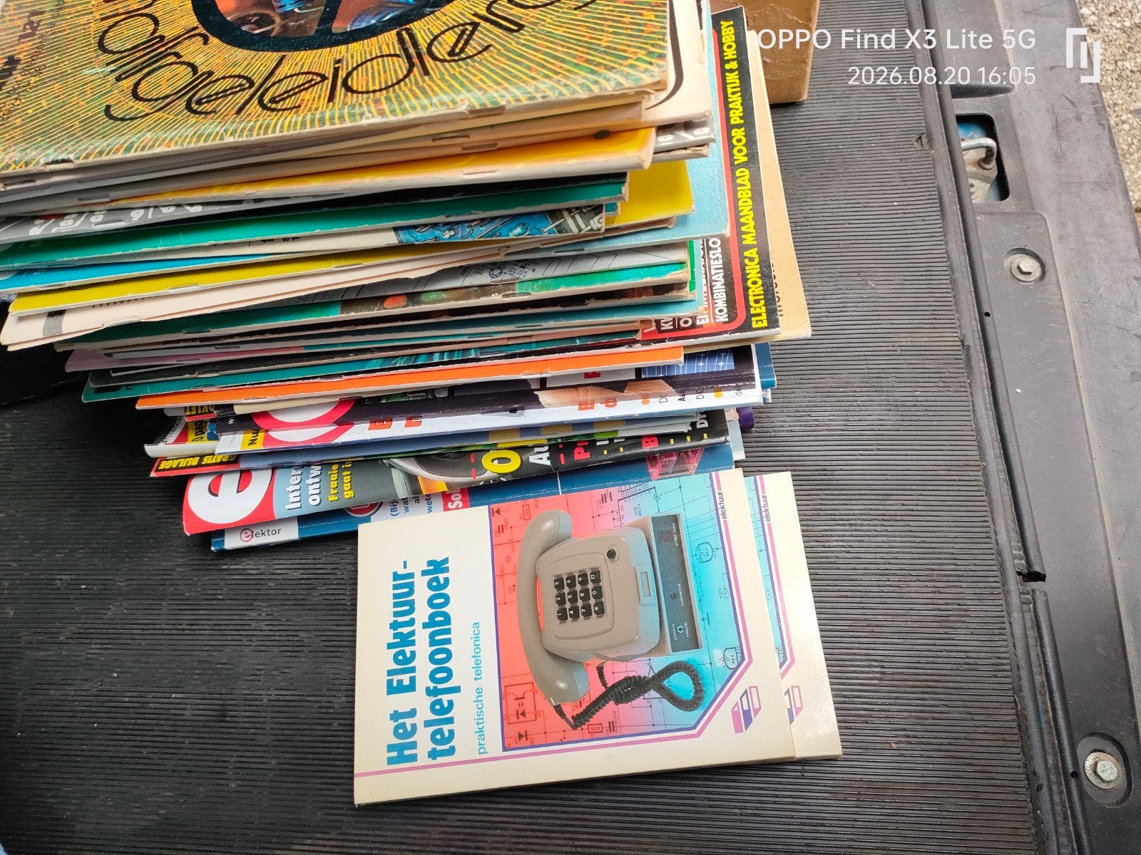 electronica tijdschriften met oude cursusklappers, Ophalen of Verzenden