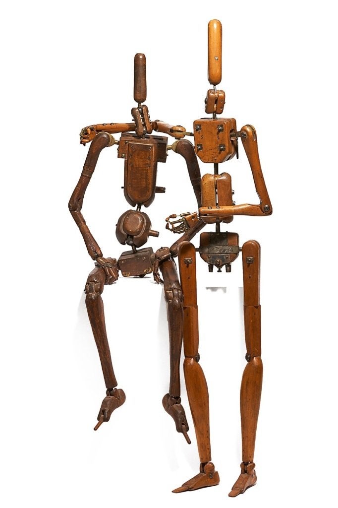 !!GEZOCHT!Houten mannequin,lay figure,tekenpop,schilderspop, Ophalen, Zo goed als nieuw