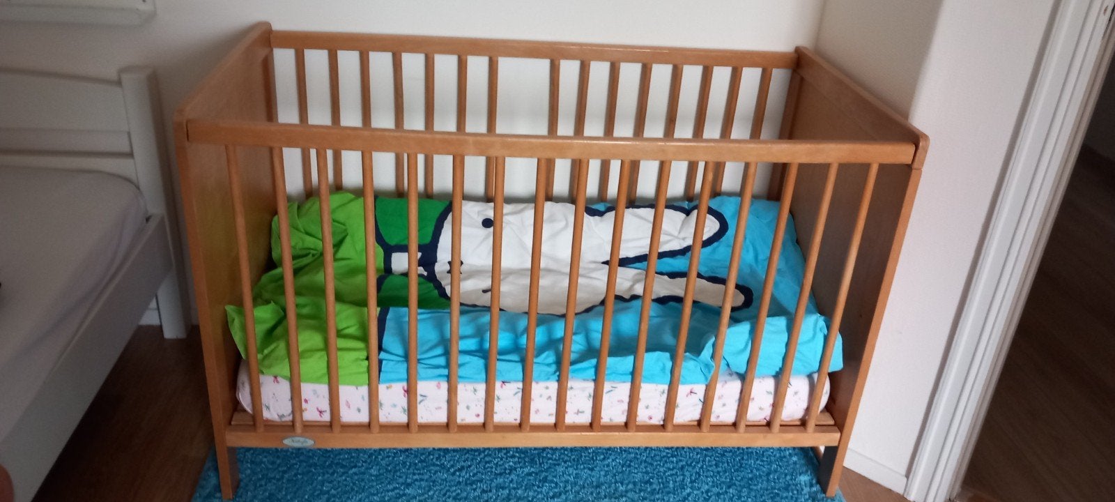 kinderledikant met dekbed en dekbedhoes, Ophalen, Gebruikt, Overige merken, Jongetje of Meisje