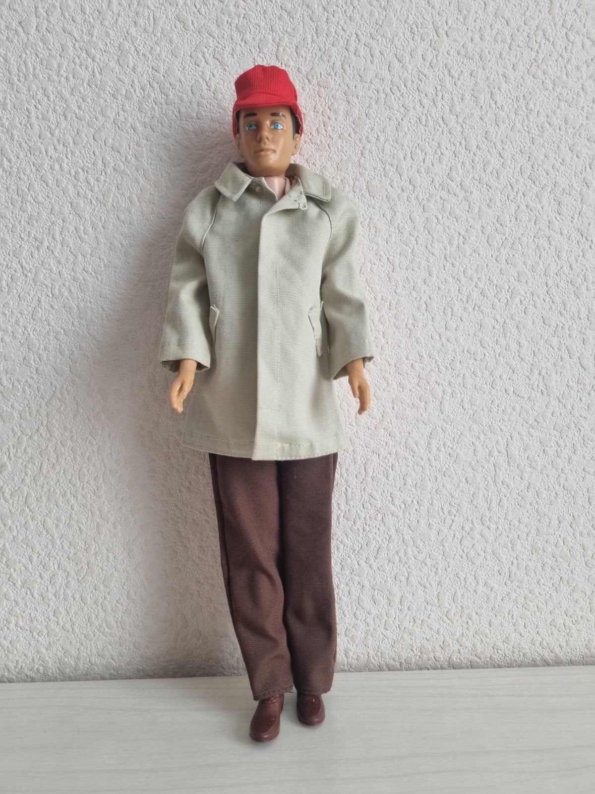 Vintage Ken Barbiepop jaren 60 met kledingsetje, Ophalen of Verzenden, Zo goed als nieuw