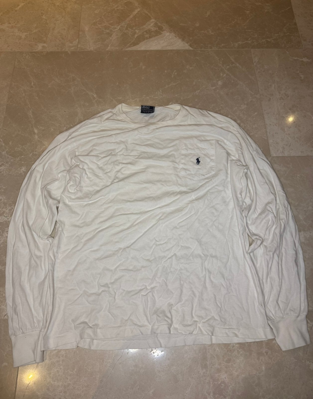 Ralph Lauren Trui, Ophalen of Verzenden, Zo goed als nieuw, Maat 48/50 (M), Wit
