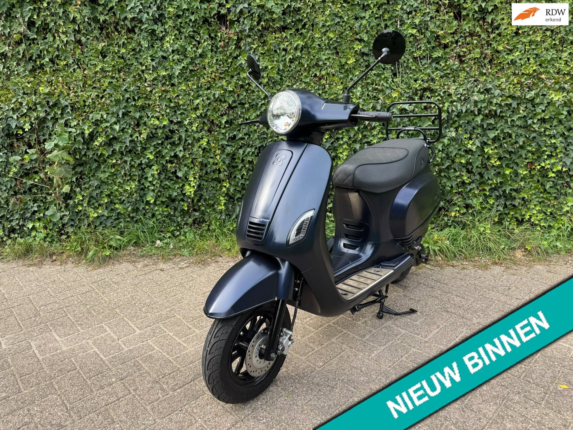 AGM VX50 Injectie E5 Scooter MAT BLAUW BETAAL met in3, A, AGM, Benzine, 50 cc