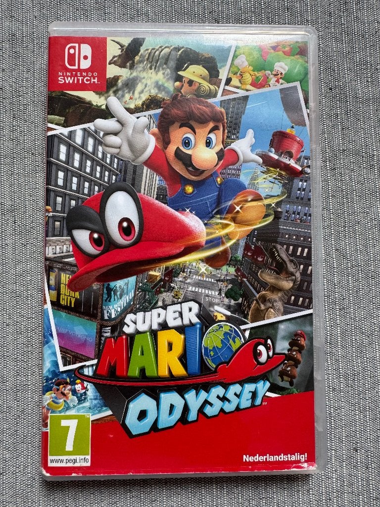 Nintendo Switch - Super Mario Odyssey, Spelcomputers en Games, 2 spelers, Zo goed als nieuw, Vanaf 7 jaar, Ophalen