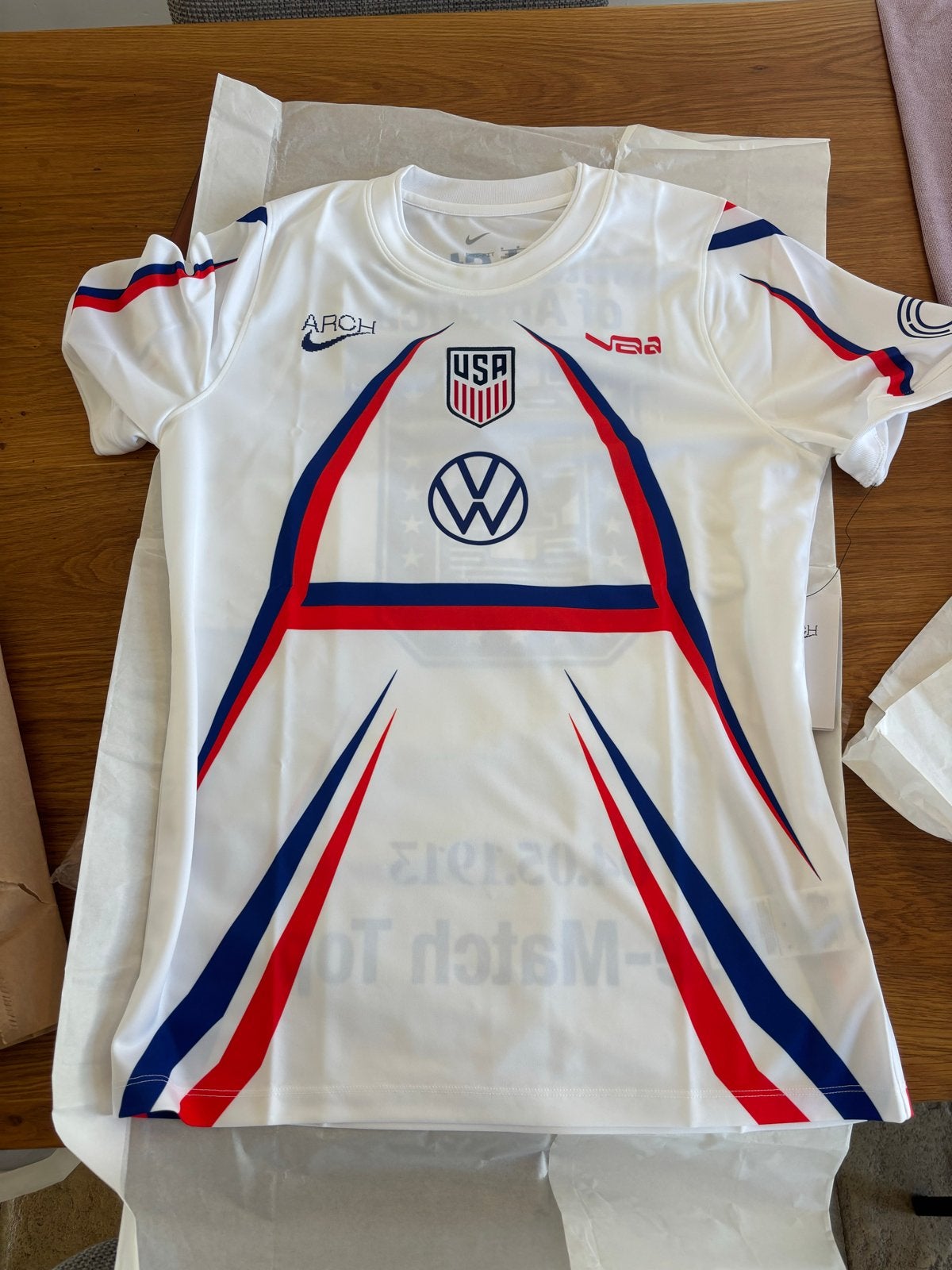 Nike USA Pre-Match Voetbalshirt - Nieuw met labels, Maat 48/50 (M), Wit, Nieuw, Ophalen of Verzenden