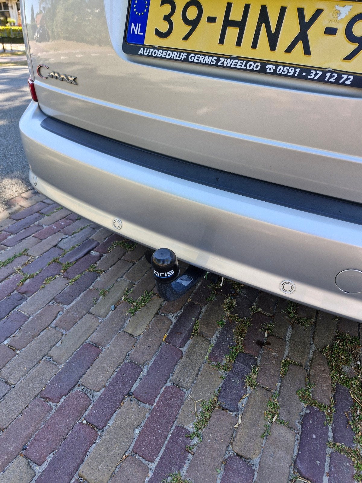 Ford Cmax 2.0 automaat Silver, Auto's, 4 cilinders, Leder en Stof, Overige kleuren, Dealer onderhouden