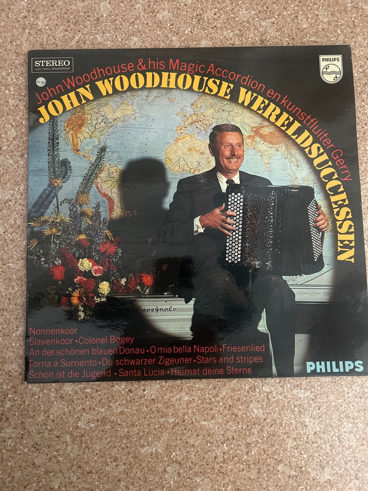 John Woodhouse Wereldsuccessen LP - Accordeon & Kunstfluiter, Cd's en Dvd's, Ophalen of Verzenden, Gebruikt, 12 inch, LP
