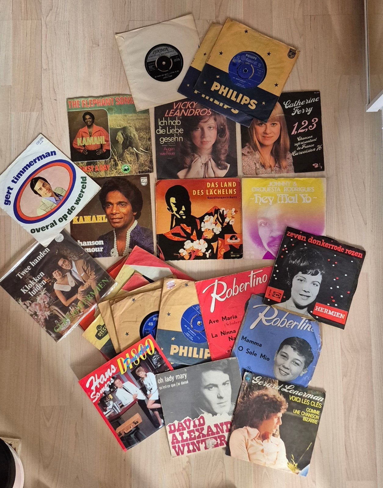 Vintage Vinyl Singles Collectie - Pop & Schlager, Ophalen of Verzenden, Gebruikt, 7 inch, EP