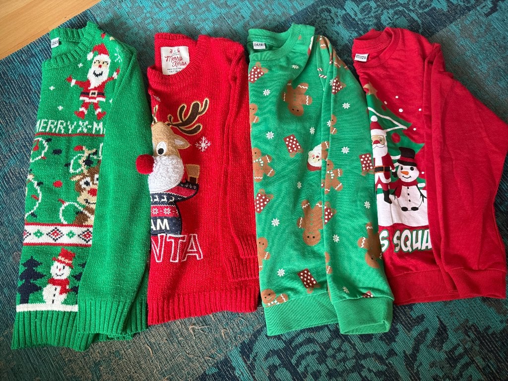 Kerst trui  122/128/134, Ophalen, Jongen of Meisje, Trui of Vest, Zo goed als nieuw