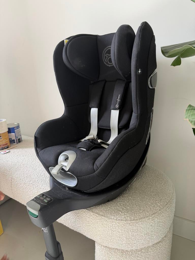 Cybex autostoel met onderstel, Gebruikt, 0 t/m 18 kg, Verstelbare rugleuning, Isofix