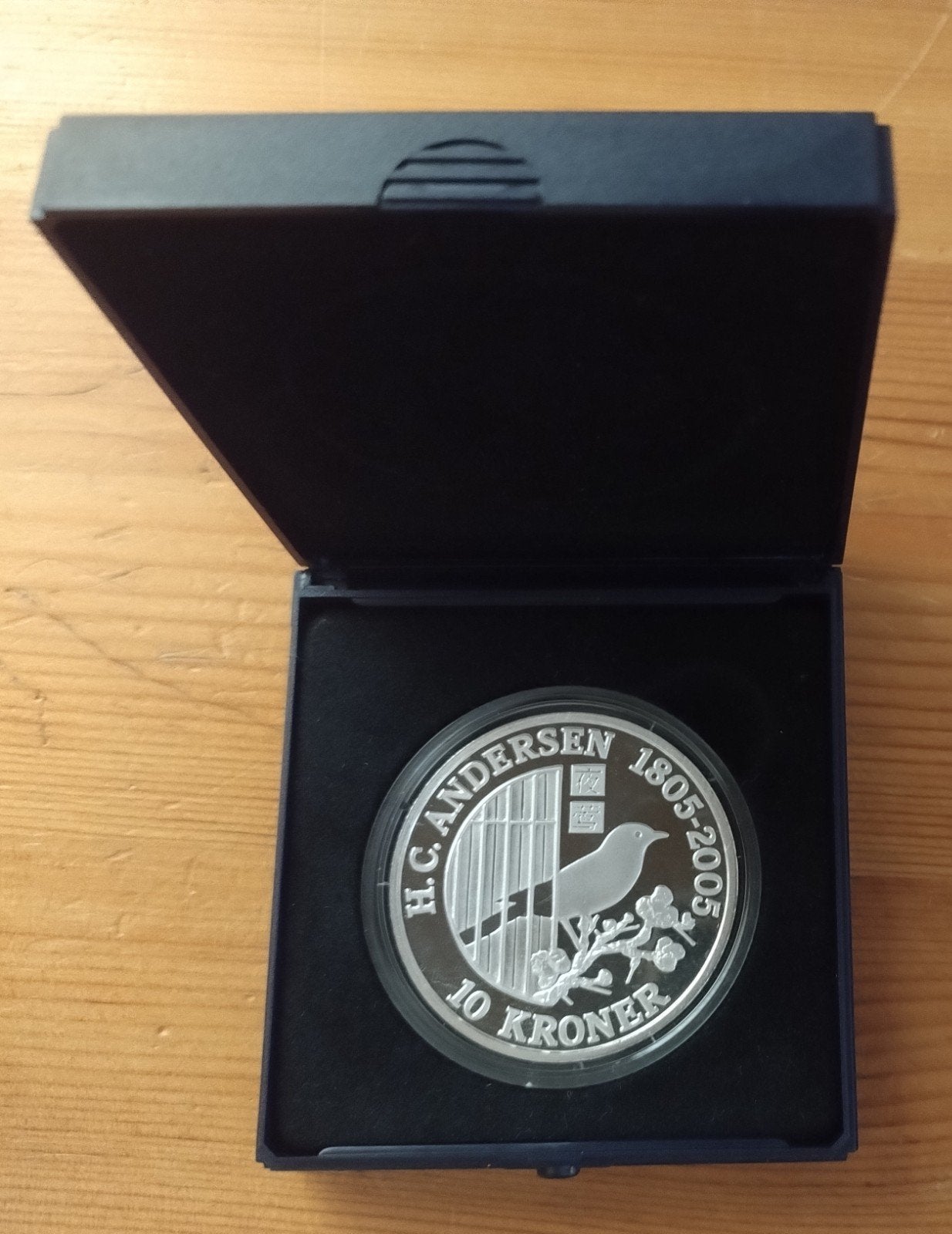 Denemarken, 10 Kroner 2007 zilver oz HC Andersen, Verzenden, Zilver