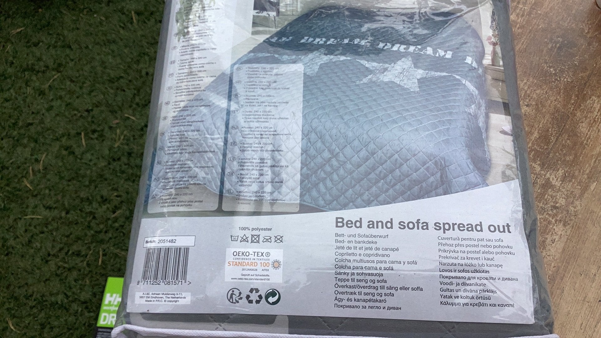 Bedsprei of grand foulard, Huis en Inrichting, Woonaccessoires | Plaids en Woondekens, Woondeken, Nieuw, Ophalen of Verzenden