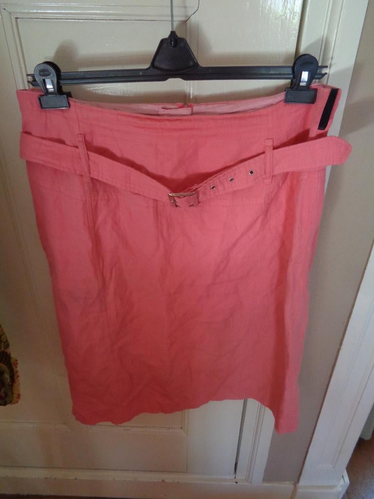 Sensa Donna linnen/katoenen rok:mt 44, Kleding | Dames, Rokken, Maat 42/44 (L), Ophalen of Verzenden, Zo goed als nieuw, Roze