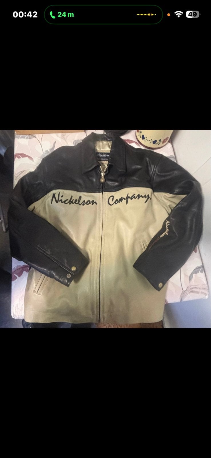 Nickelson jas maat large, Ophalen of Verzenden, Zo goed als nieuw, Maat 52/54 (L), Zwart
