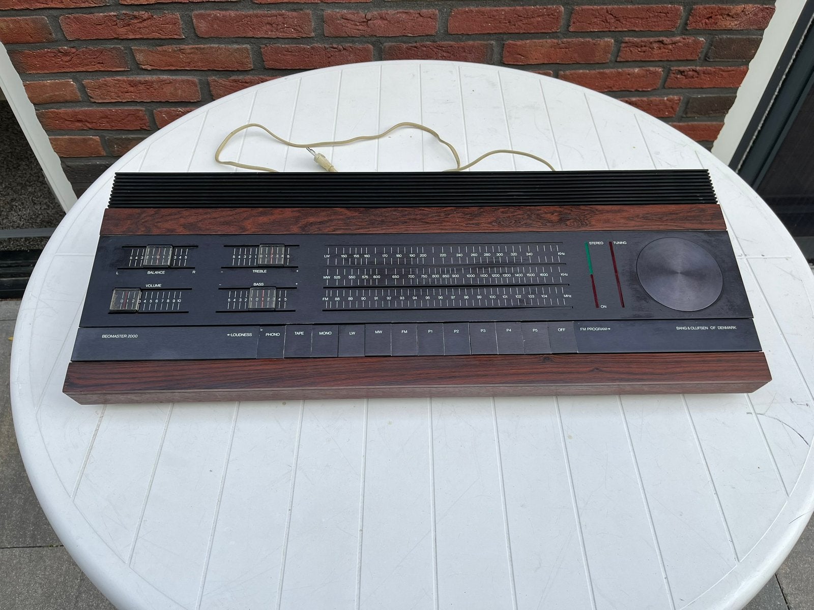 Beomaster 2000 (1974-1978) MW/LW/FM stereo receiver. 2x40W, Ophalen, Gebruikt, Tuner of Radio, Losse componenten