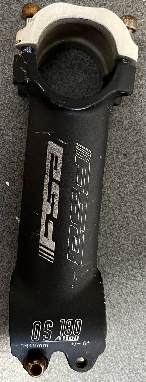 FSA OS 190 Stuurpen 110mm -6, Fietsen en Brommers, Gebruikt, Verzenden, Stuur, Aluminium