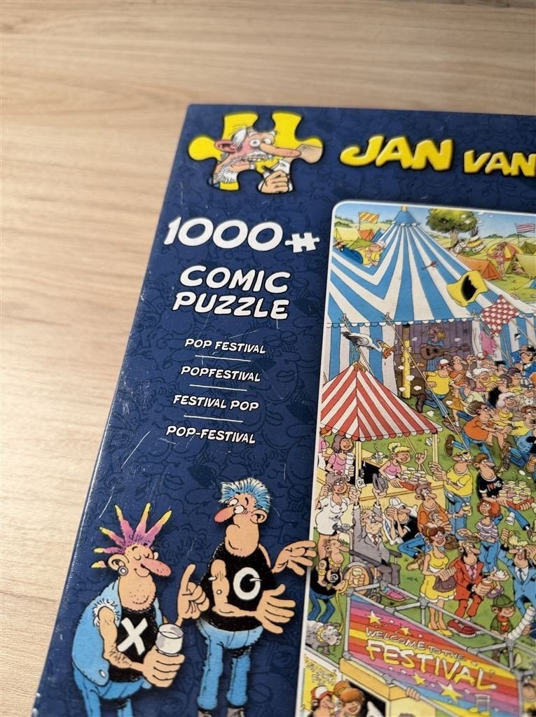Jan van Haasteren - pop festival - 1000 stuks - s6647, Verzenden, 500 t/m 1500 stukjes, Zo goed als nieuw