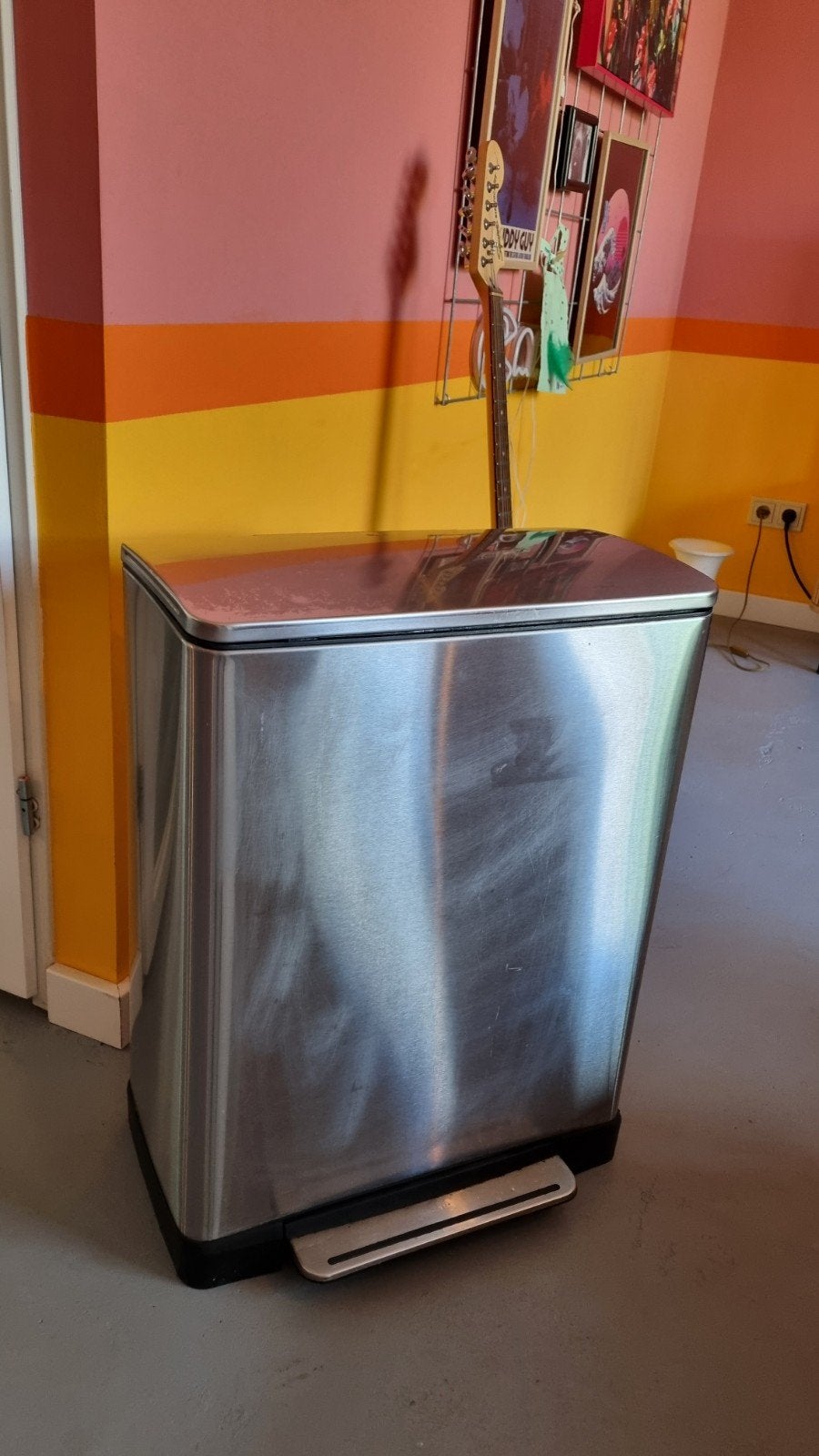 EKO Pedaalemmer prullenbak RVS, 40 liter of meer, Ophalen, Rvs
