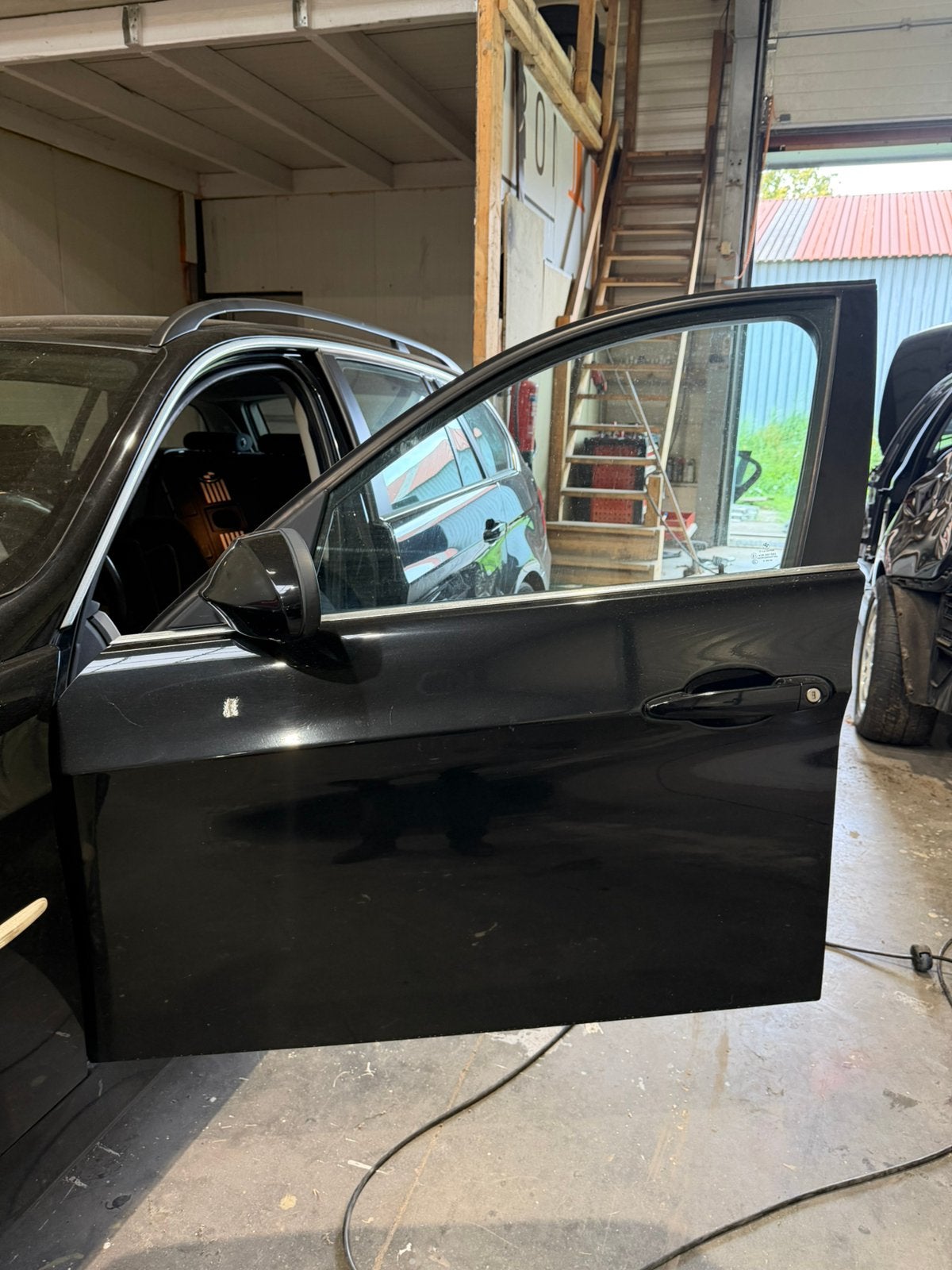 Portier deur links voor BMW e91 3 serie touring zwart, Ophalen, Links, BMW, Deur