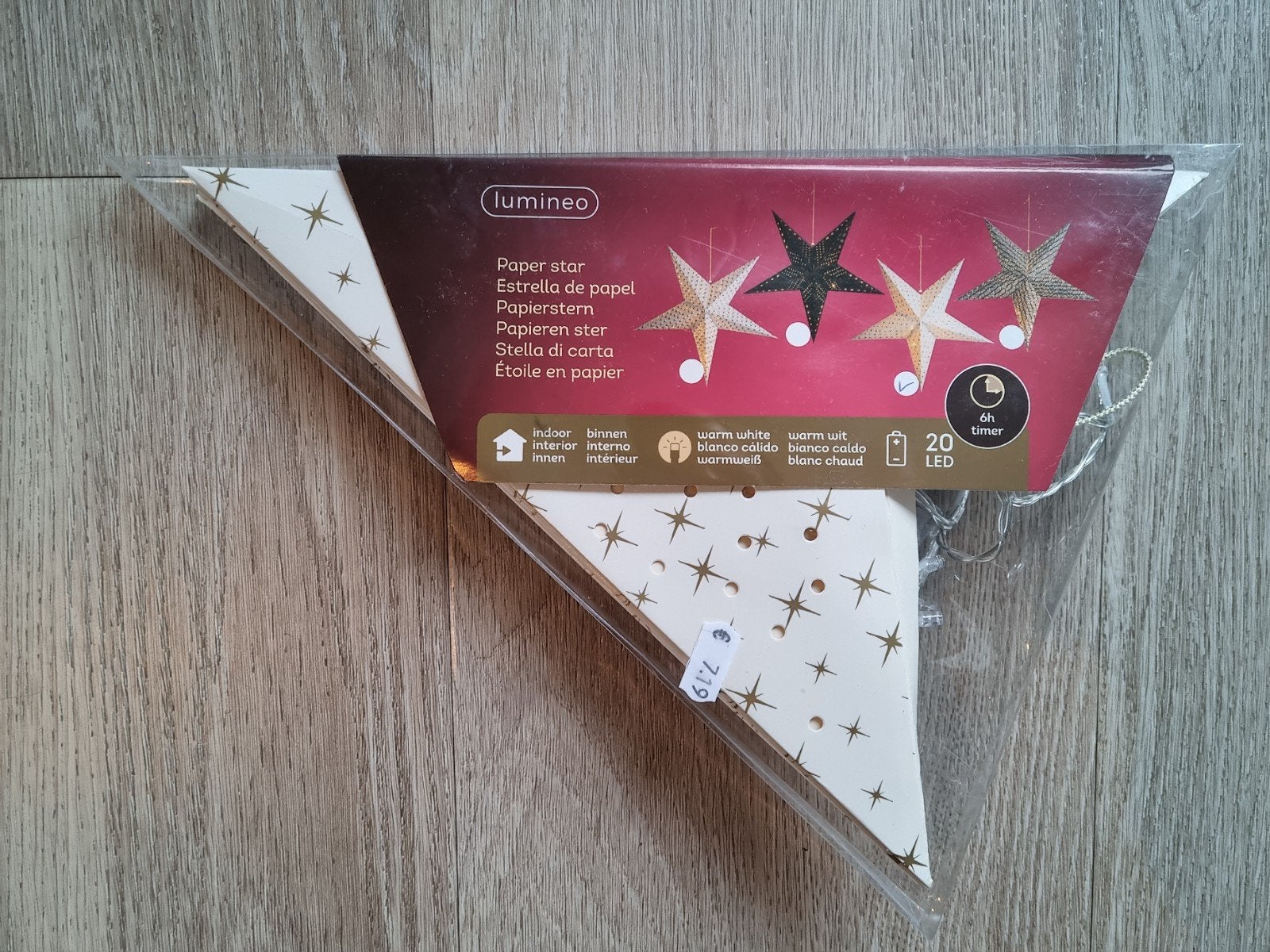 Kerstster hanger met LED verlichting - Lumineo

Mooie kersts, Diversen, Ophalen of Verzenden
