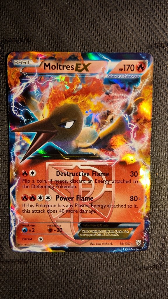 Moltres-EX 14 Plasma Storm | Pokemon kaart, Ophalen, Zo goed als nieuw, Losse kaart, Foil