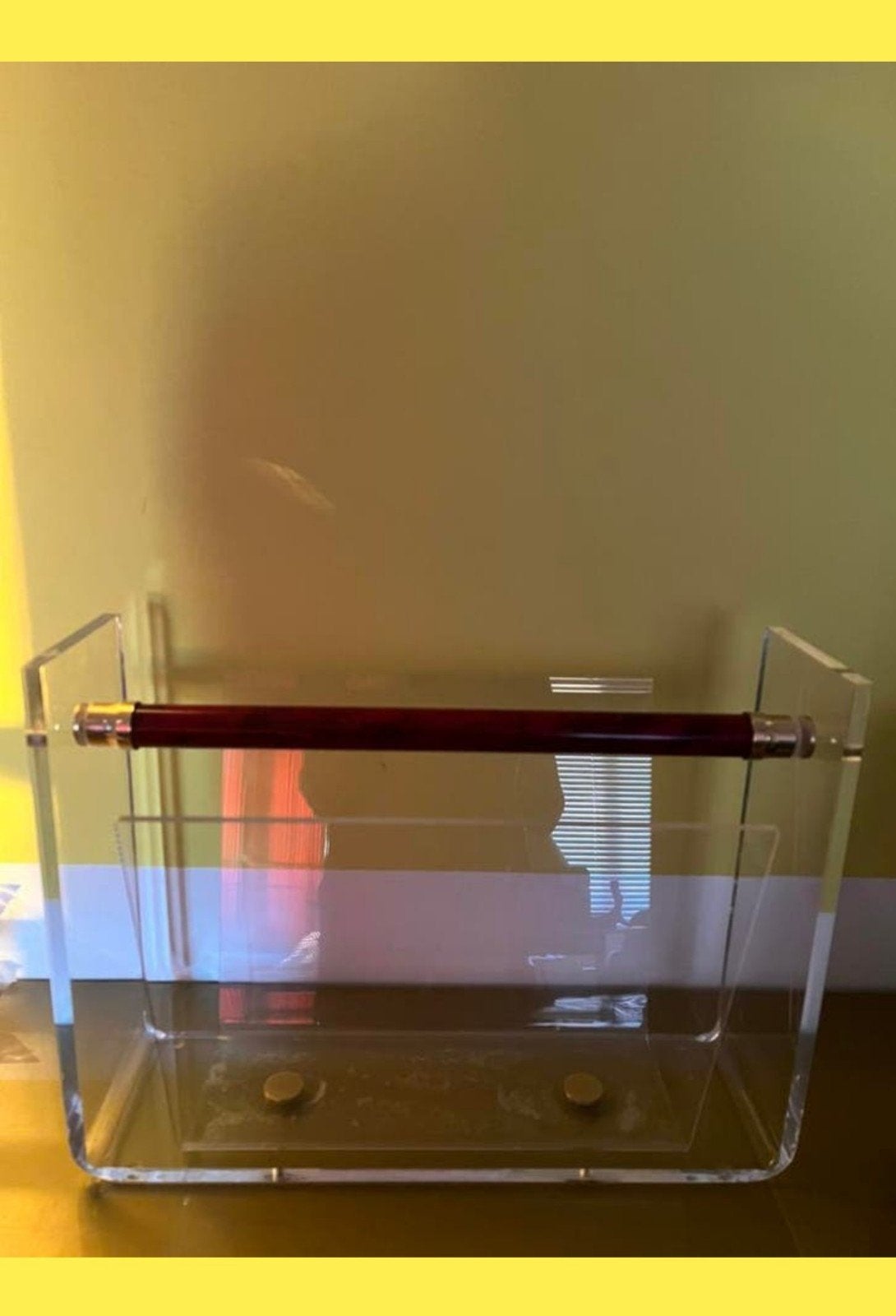 Design lectuurbak perspex acryl, Ophalen of Verzenden, Zo goed als nieuw