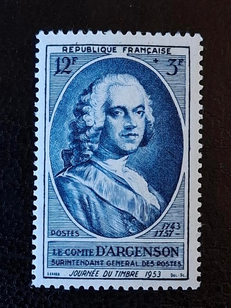 Frankrijk 1953 Le Comte D'Argenson, Ophalen of Verzenden, Postfris