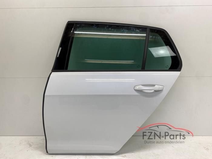 VW Golf 7 Portier Links-achter L0K1 Oryxweiss, Ophalen of Verzenden, Gebruikt, Achter, Deur