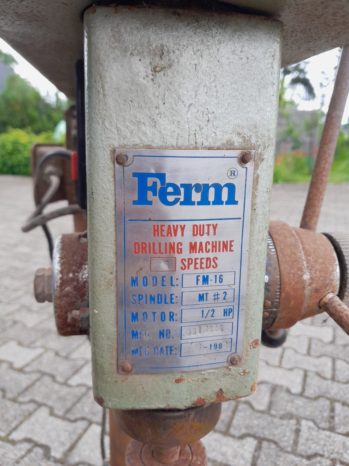 Ferm FM-16 Kolomboormachine - Heavy Duty Boormachine, Ophalen, Gebruikt, Minder dan 400 watt, Kolomboormachine