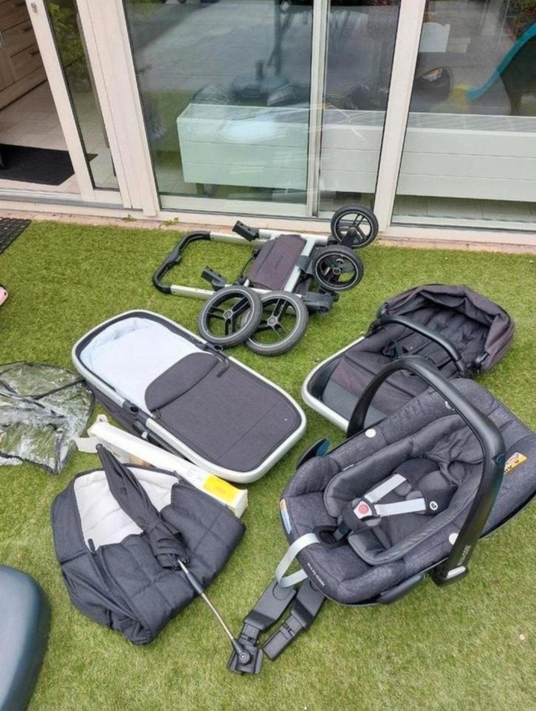 Complete Dubatti combi kinderwagen inclusief Maxi-Cosi., Overige merken, Ophalen of Verzenden, Zo goed als nieuw, Combiwagen
