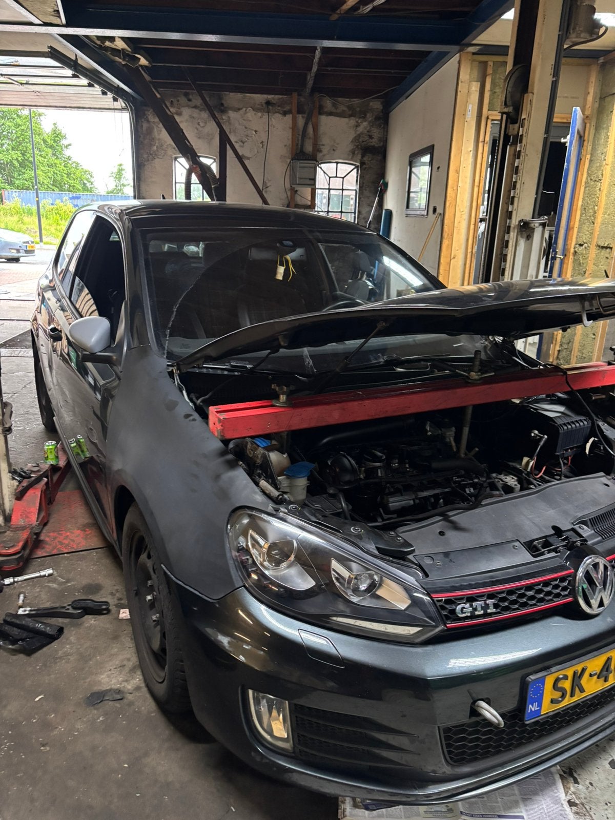 Golf 6 gti 2011 in onderdelel la9w, Ophalen, Gebruikt