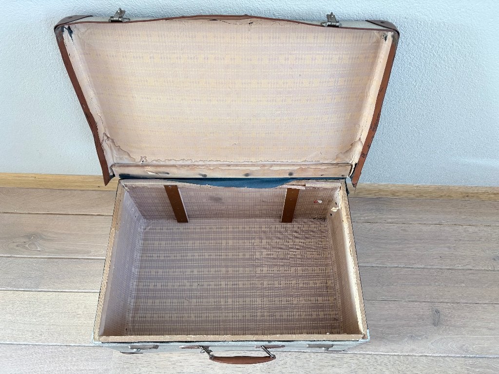 VINTAGE GROTE KOFFER, Ophalen, Gebruikt, Hard kunststof, 70 cm of meer