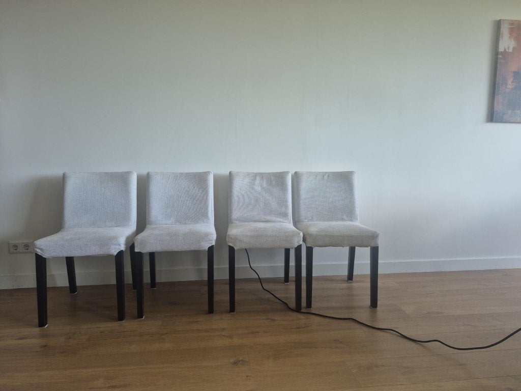 6 comfortabele eetkamerstoelen - gratis af te halen, Huis en Inrichting, Ophalen, Gebruikt, Overige kleuren, Comfortabel