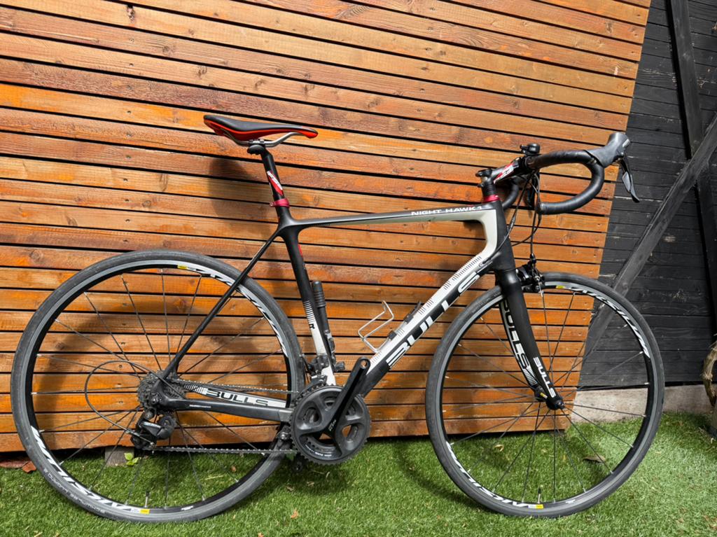 Bulls Nigth Hawk carbon 56 shimano 105, 28 inch, Carbon, Velgrem, Zo goed als nieuw