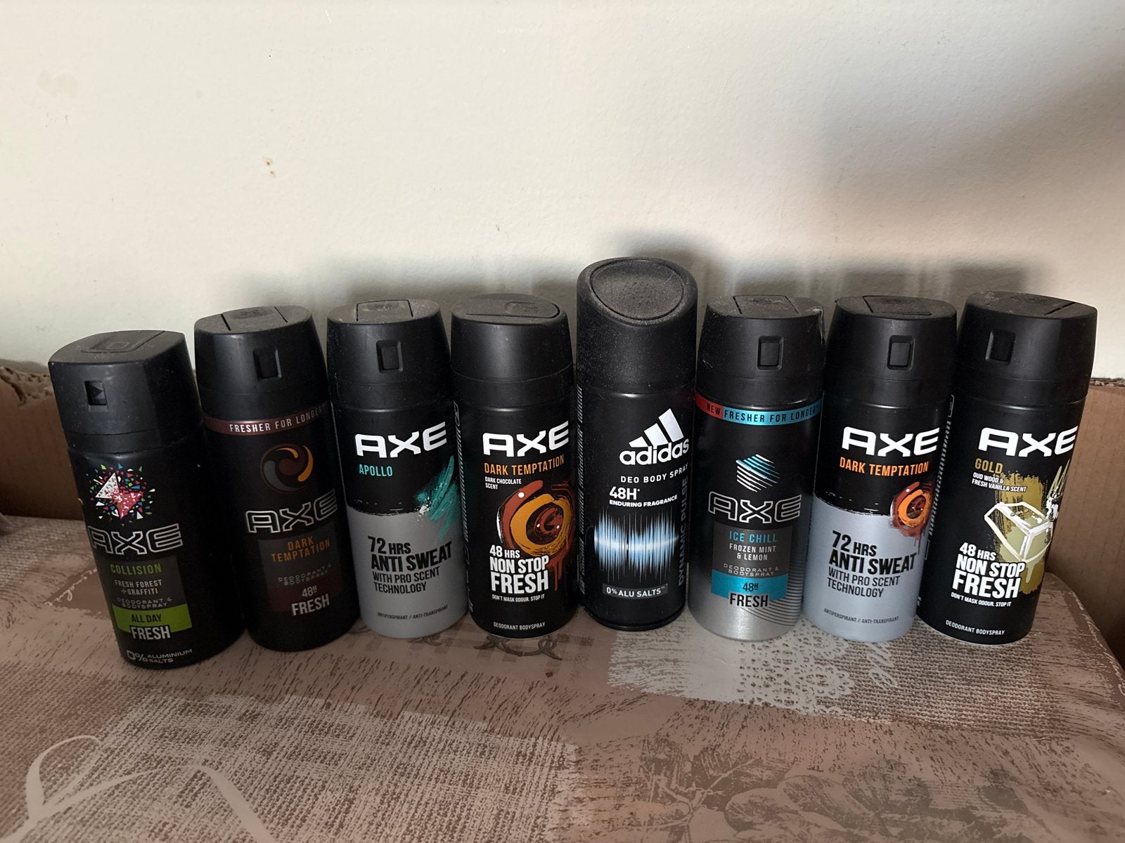 Diverse Deodorant Collectie: Axe & Adidas Bodysprays, Ophalen of Verzenden, Nieuw, Deodorant of Bodyspray