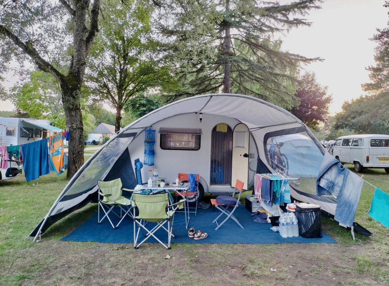 Herzog zonneluifel voor T@b Tab 320 RS igst, Caravans en Kamperen, Ophalen, Gebruikt, K, J