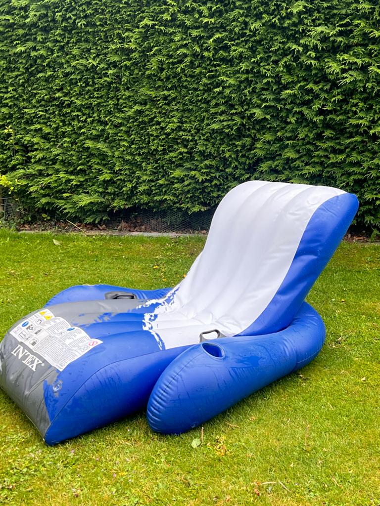 Intex Lounge Stoel voor Zwembad - Comfortabel en Drijvend, Ophalen, Zo goed als nieuw