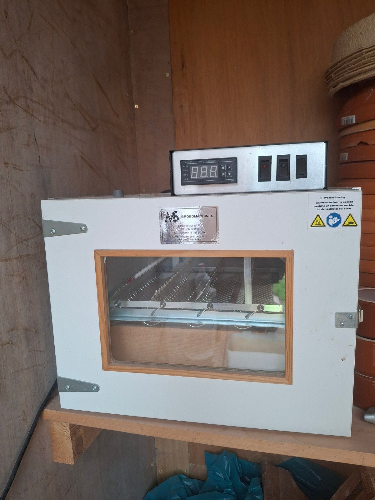 MS broedmachine vol automatisch, Dieren en Toebehoren, Pluimvee | Toebehoren, Ophalen, Broedmachine