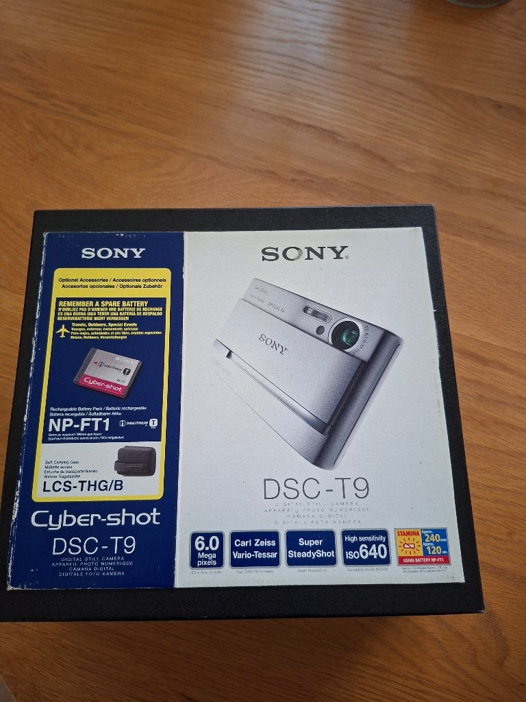 Sony digitale camera DSC-T9 compleet, Ophalen, Zo goed als nieuw, Compactcamera, Sony
