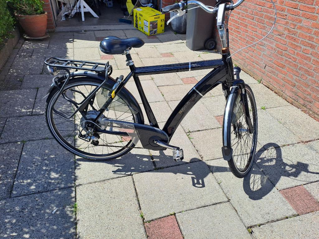 zwarte heren fiets sparta line, Ophalen, Gebruikt, Sparta