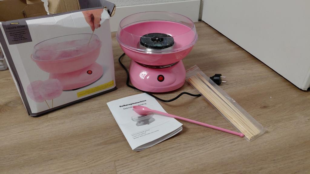 Xenos Suikerspinmachine - Roze, Witgoed en Apparatuur, Overige Witgoed en Apparatuur, Zo goed als nieuw, Ophalen of Verzenden