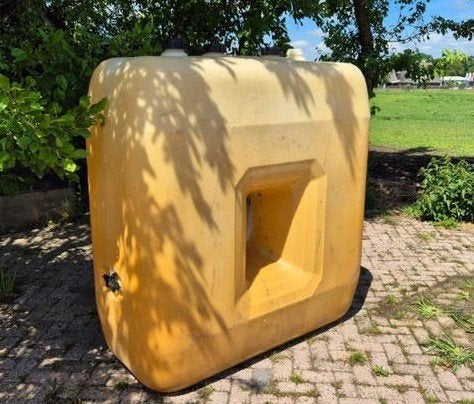 Dieseltank 1500 liter, Ophalen, Vee