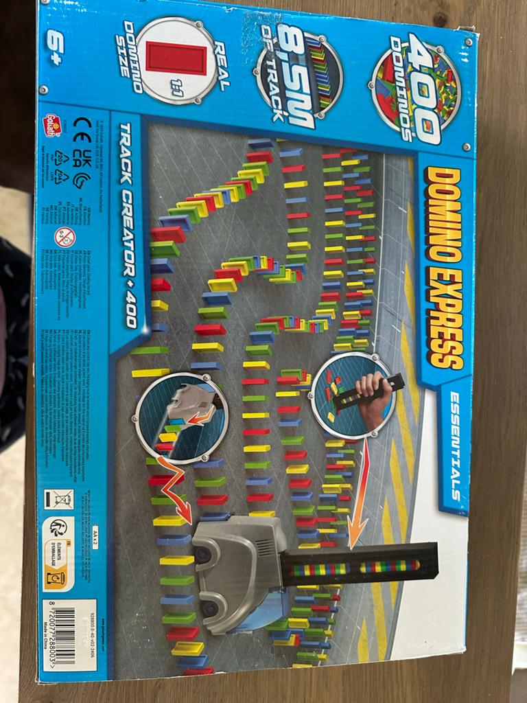 Domino Express Track Creator + 400 dominostenen, Ophalen of Verzenden, Gebruikt, Jongen of Meisje