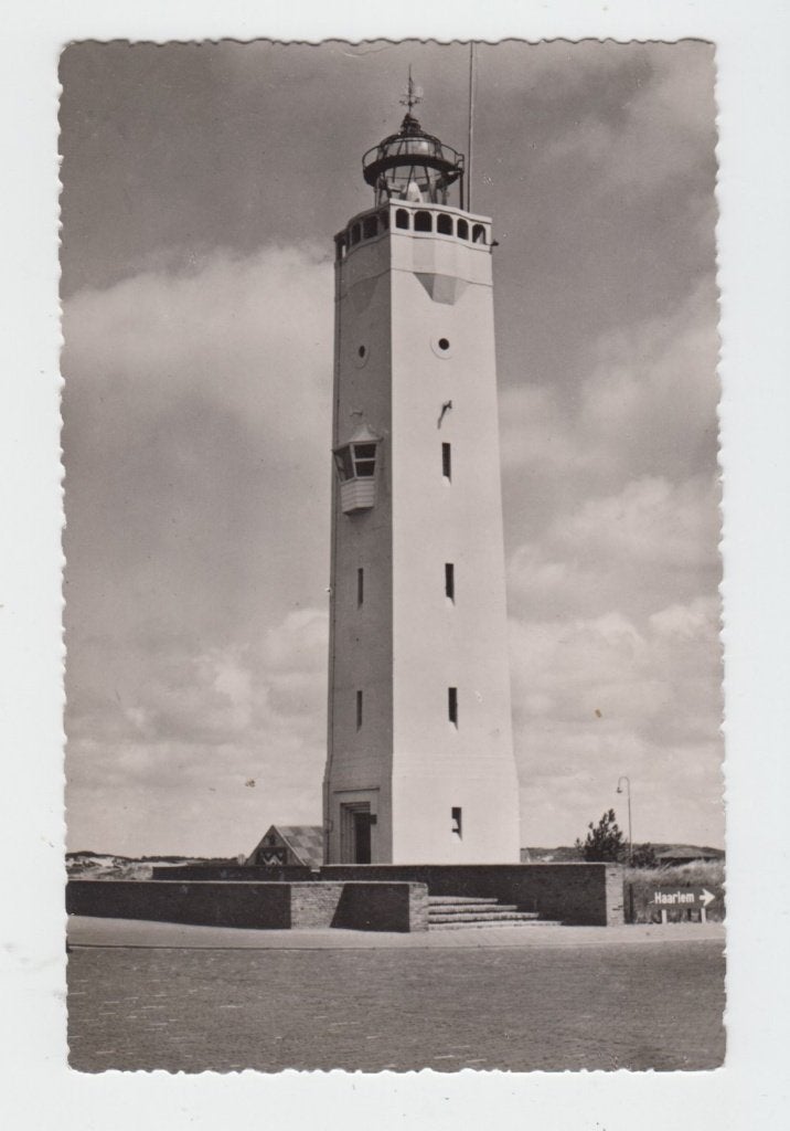 346 Noordwijk aan Zee Vuurtoren  (1959) B16, Verzenden, 1940 tot 1960, Gelopen, Zuid-Holland