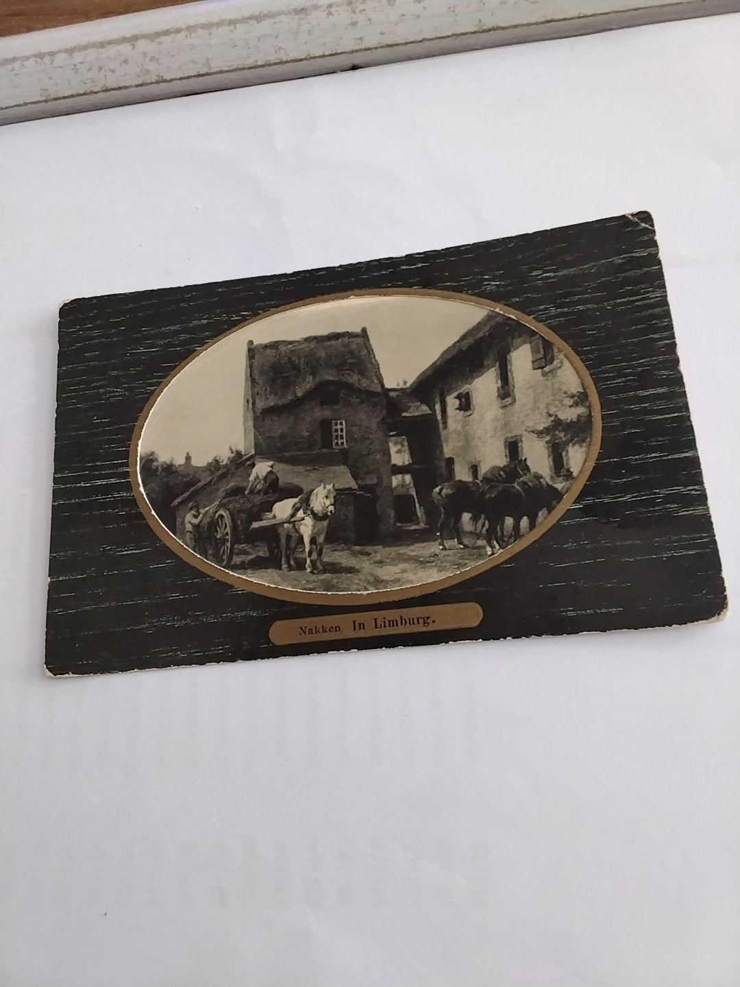 Oude briefkaart: Nakken in Limburg (1900-1920), Ophalen of Verzenden, Voor 1920, Gelopen, Limburg