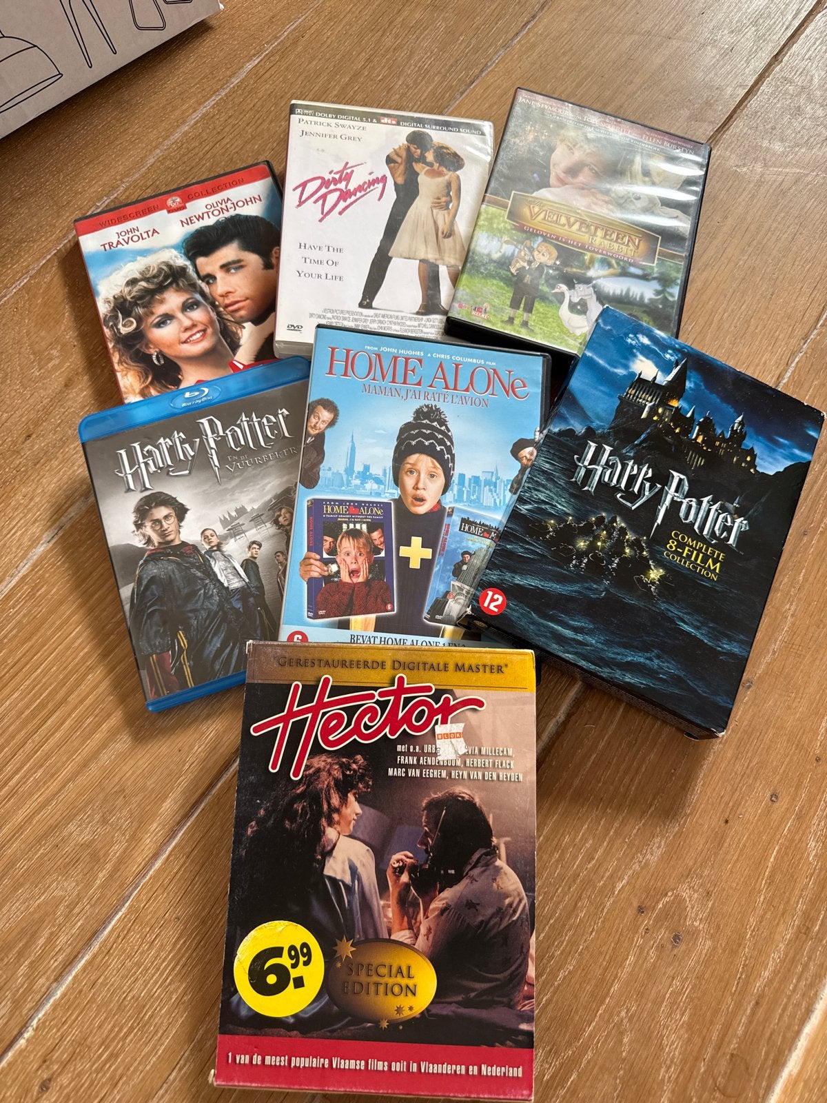 Diverse DVD/Blu-ray Collectie: Harry Potter, Grease, Home Al, Vanaf 12 jaar, Ophalen of Verzenden, Gebruikt, Boxset