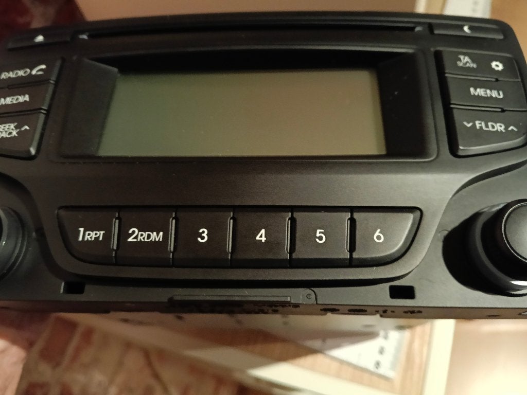 Radio CD unit voor Hyundai Ix20 bj. 2017, Auto diversen, Ophalen, Zo goed als nieuw