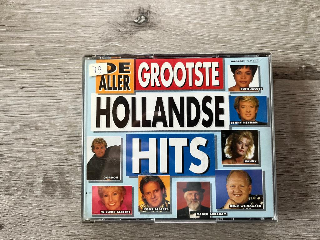 CD De aller grootste Hollandse hits dubbel CD, Ophalen of Verzenden, Zo goed als nieuw, Levenslied of Smartlap