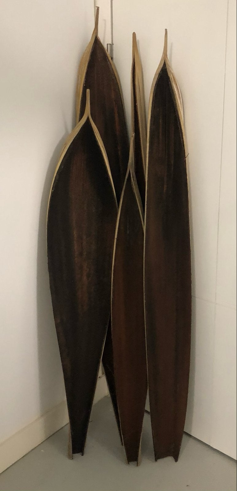 Decoratieve palmbladeren set - Natuurlijke woondecoratie, Ophalen, Boho, Zo goed als nieuw, Natuurlijk materiaal